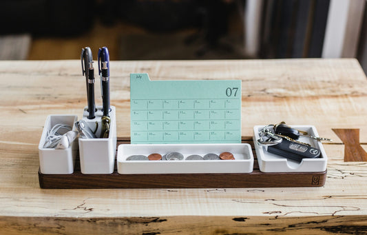 customized desk organizer for office and workplace