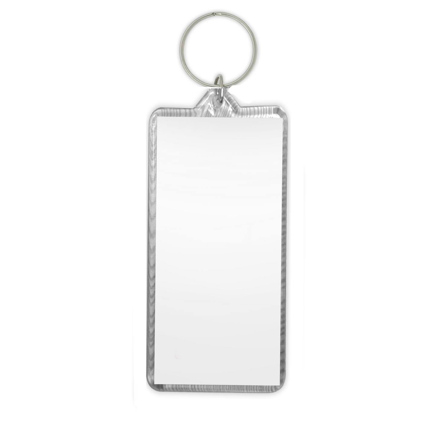 Keyring rectangle 75x32mm