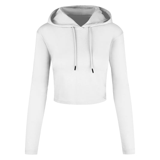 Women's Cropped Hooded T-shirt UK