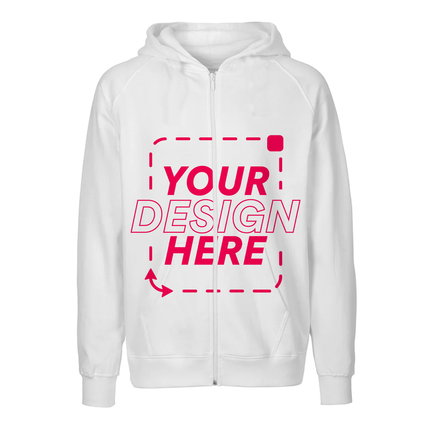 Zip Up Hoodie - Full Print