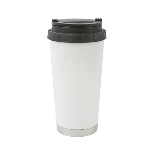 16oz White Travel Tumbler