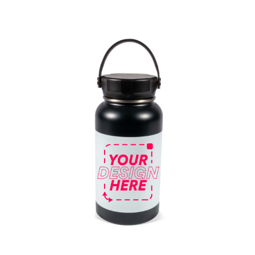 25oz Black Stainless Steel Tumbler