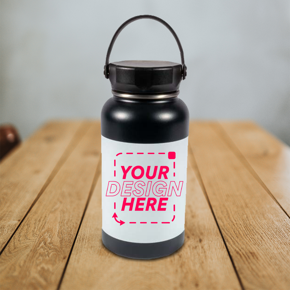 25oz Black Stainless Steel Tumbler