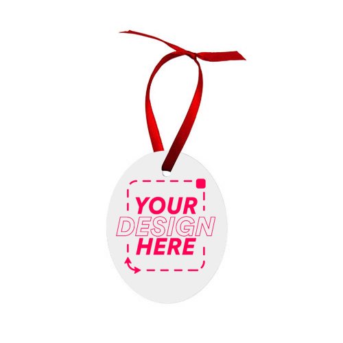 Oval Metal Ornament