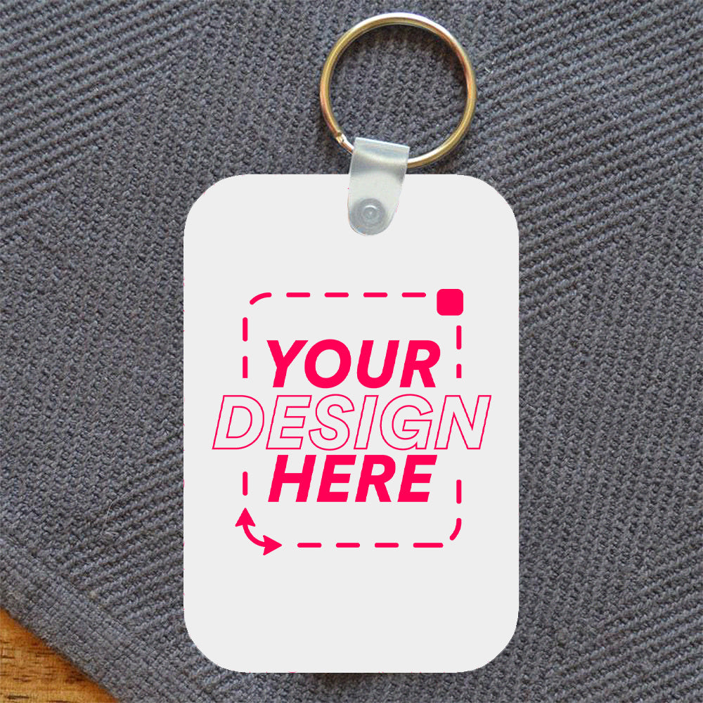 Rectangle Photo Keychain