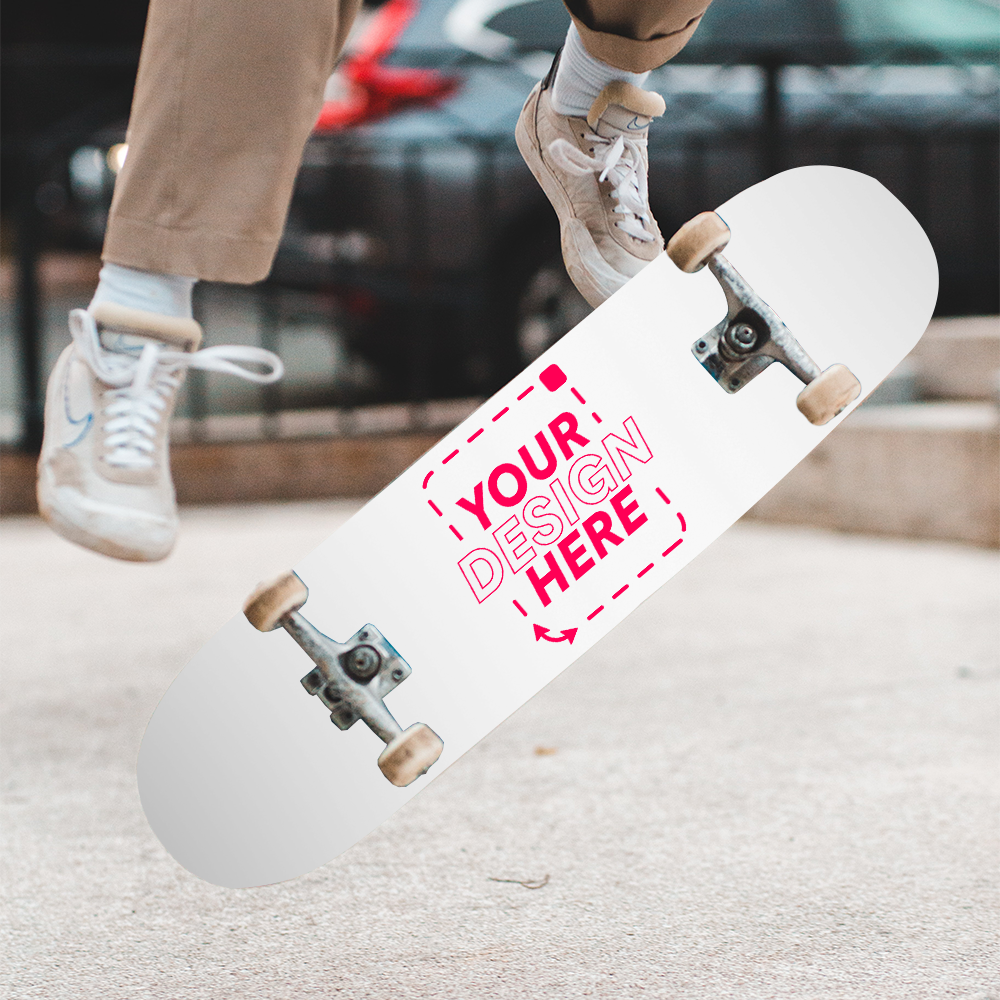 print on demand complete skateboard
