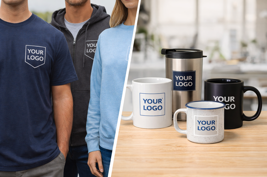 Custom Apparel vs. Custom Drinkware: Which Should Your Brand Buy?