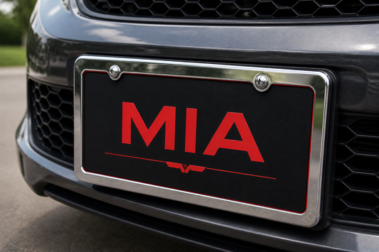 Custom License Plate Frames 