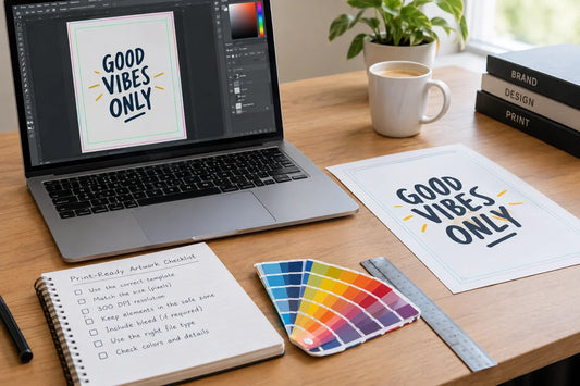 Print-Ready Artwork Checklist: Size, Resolution and Safe Zones
