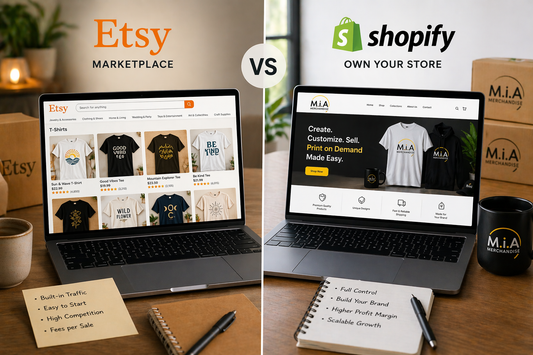 Shopify vs Etsy for Print on Demand: Where Should You Sell in 2026?