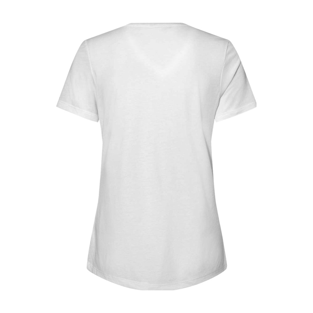 Bella + Canvas Woman’s Relaxed Jersey Short Sleeve V-Neck T-Shirt