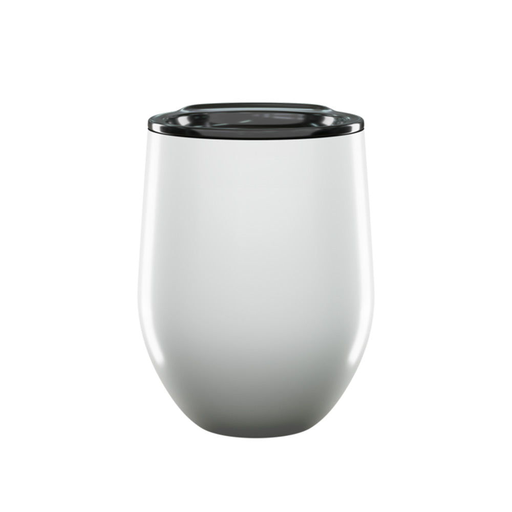 12 oz Stemless Tumbler – Polar Camel laser-engraved